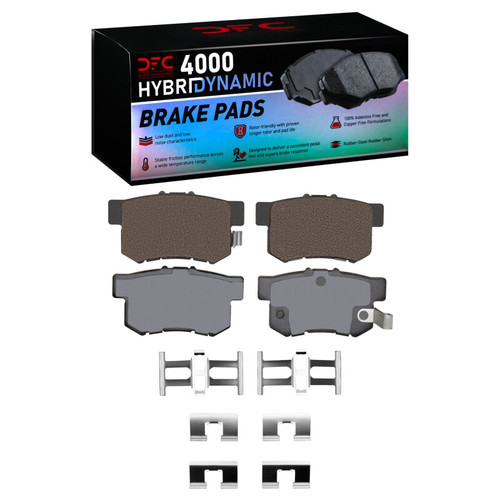 DFC 91-12 Acura CL Rear 4000 HybriDynamic Brake Pads and Hardware Kit