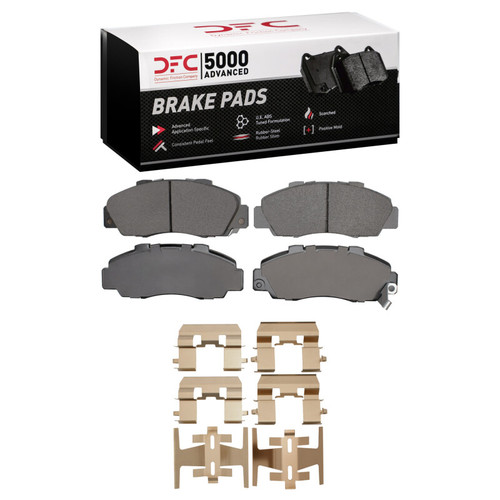 DFC 5000 Advanced Ceramic Front Brake Pads and Hardware Kit, Acura LEGEND 1991-2002