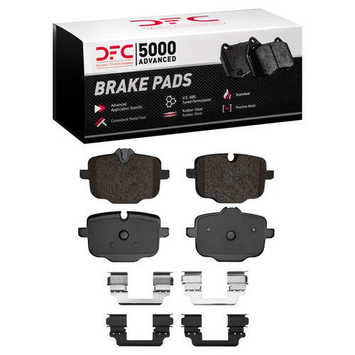 DFC 16-22 BMW 750i xDrive Rear 5000 Advanced Ceramic Brake Pads and Hardware Kit