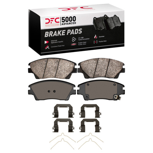DFC 17-22 Kia Sportage (USA/Canada) Front 5000 Advanced Ceramic Brake Pads and Hardware Kit