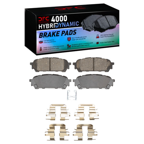 DFC 03-08 Saab 9-2X Rear 4000 HybriDynamic Brake Pads and Hardware Kit
