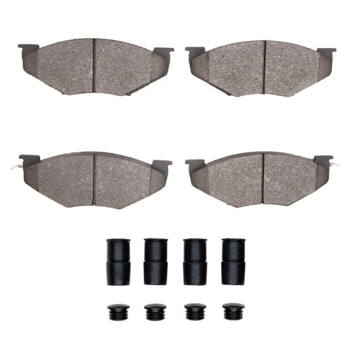 DFC 87-88 Dodge Caravan Front 5000 Advanced Semi Metallic Brake Pads and Hardware Kit