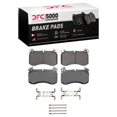 DFC 19-25 Mercedes-Benz GLE63 AMG S SUV Front 5000 Advanced Low Metallic Brake Pads and Hardware Kit