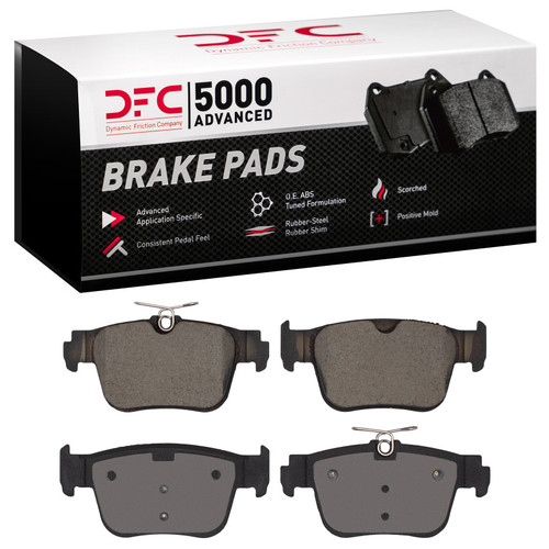DFC 5000 Advanced Ceramic Rear Brake Pads, Audi S3 (USA/Canada) 2020-2025