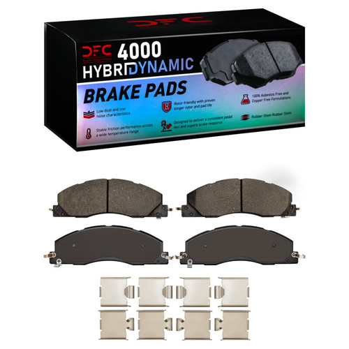 DFC 09-18 Dodge Ram 3500 Front 4000 HybriDynamic Brake Pads and Hardware Kit
