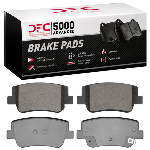 DFC 5000 Advanced Ceramic Rear Brake Pads, Hyundai Sonata 2021-2025