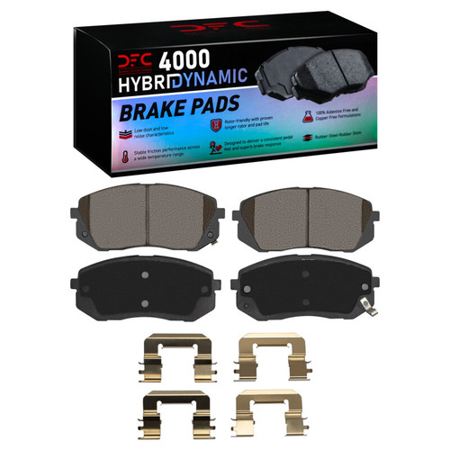 DFC 11-12 Kia Rondo (Canada) Front 4000 HybriDynamic Brake Pads and Hardware Kit