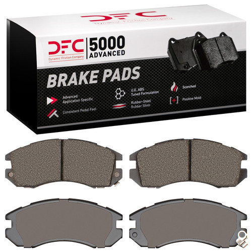 DFC 5000 Advanced Ceramic Front Brake Pads, Subaru Legacy 1990-1996