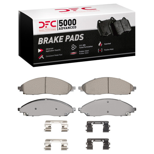 DFC 20-25 Chrysler Pacifica Front 5000 Advanced Ceramic Brake Pads and Hardware Kit