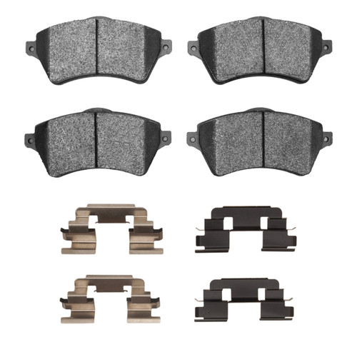 DFC 4000 HybriDynamic Front Brake Pads and Hardware Kit, Land Rover Freelander 2002-2005
