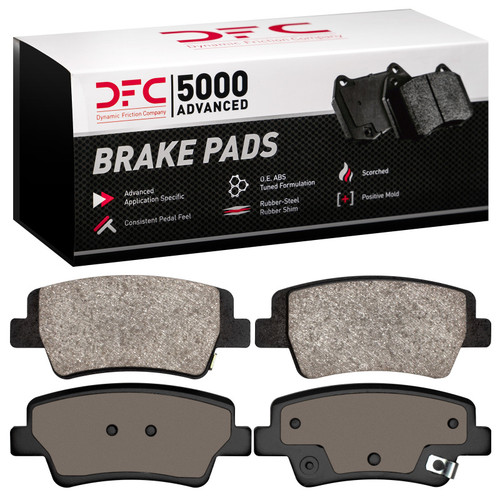 DFC 5000 Advanced Ceramic Rear Brake Pads, Hyundai Elantra 2021-2025