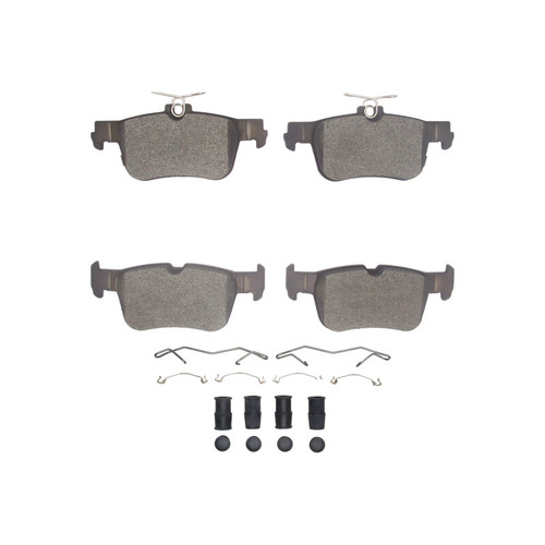 DFC 21-25 Ford Mustang Mach-E Rear 5000 Advanced Low Metallic Brake Pads and Hardware Kit