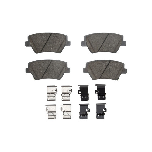 DFC 5000 Advanced Ceramic Rear Brake Pads and Hardware Kit, Genesis G90 2021-2025