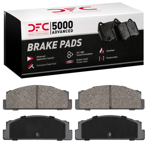 DFC 5000 Advanced Semi-Metallic Rear Brake Pads, Fiat X-1/9 1966-1988
