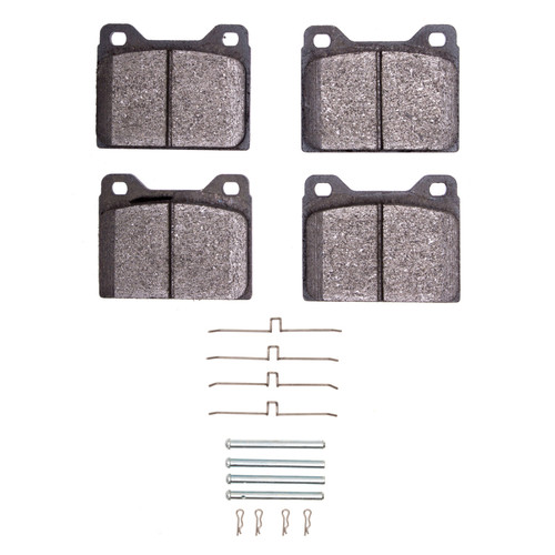 DFC 68-75 Volvo 244164242245 Front 5000 Advanced Semi Metallic Brake Pads and Hardware Kit