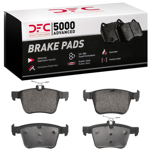 DFC 5000 Advanced Ceramic Rear Brake Pads, Audi S3 (USA/Canada) 2013-2025