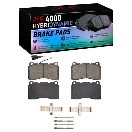 DFC 14-22 Maserati Ghibli Front 4000 HybriDynamic Brake Pads and Hardware Kit