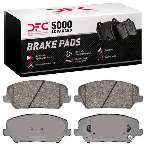 DFC 5000 Advanced Ceramic Front Brake Pads, Hyundai Veloster 2014-2018