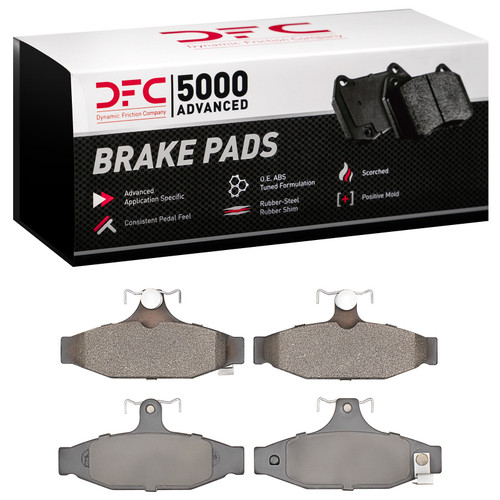 DFC 85-97 Chevrolet Corvette Rear 5000 Advanced Low Metallic Brake Pads