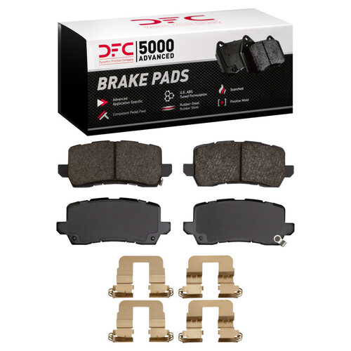 DFC 17-25 Acura MDX Rear 5000 Advanced Ceramic Brake Pads and Hardware Kit