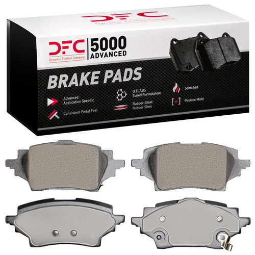 DFC 5000 Advanced Ceramic Rear Brake Pads, Toyota C-HR 2018-2022