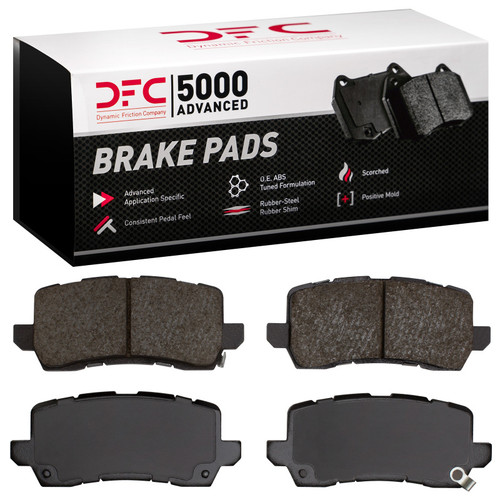 DFC 5000 Advanced Ceramic Rear Brake Pads, Acura RLX 2014-2025