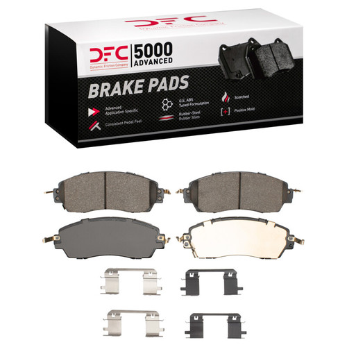 DFC 5000 Advanced Ceramic Front Brake Pads and Hardware Kit, Honda CR-V 2023-2025