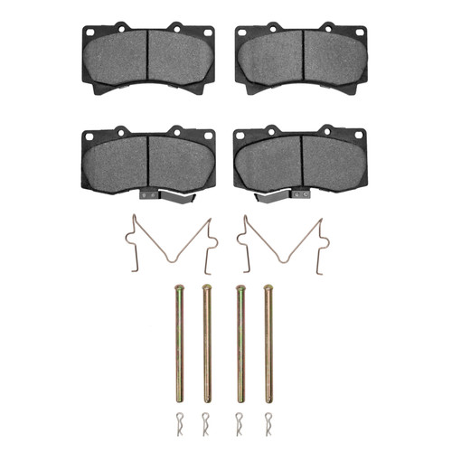 DFC 4000 HybriDynamic Front Brake Pads and Hardware Kit, Hummer H3T 2006-2010