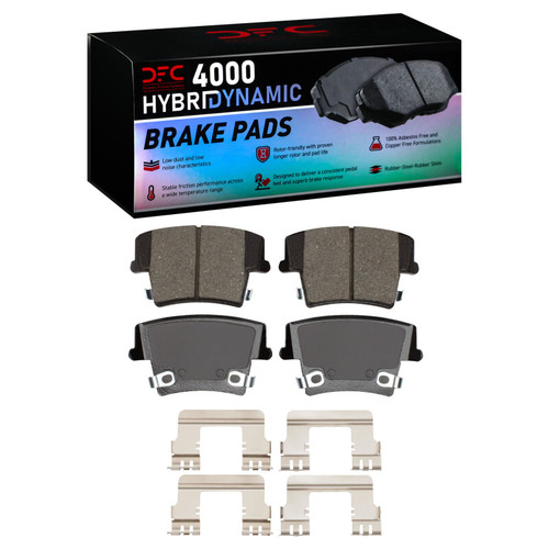 DFC 05-23 Chrysler 300 Rear 4000 HybriDynamic Brake Pads and Hardware Kit