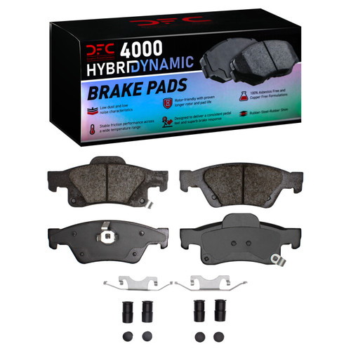 DFC 11-25 Dodge Durango Rear 4000 HybriDynamic Brake Pads and Hardware Kit