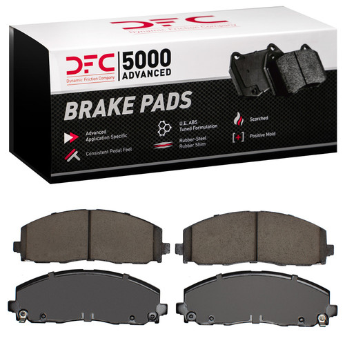 DFC 5000 Advanced Ceramic Front Brake Pads, Chrysler Pacifica 2012-2025