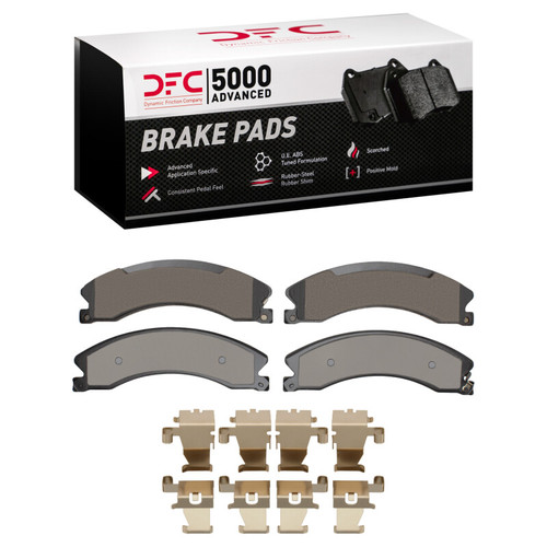 DFC 12-24 Nissan NV2500 Rear 5000 Advanced Ceramic Brake Pads and Hardware Kit