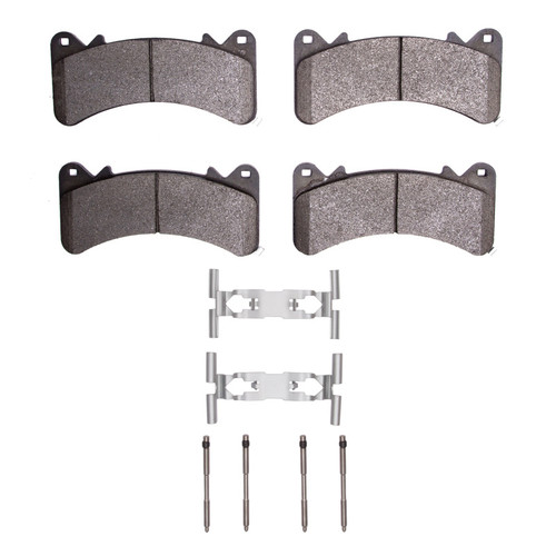 DFC 5000 Advanced Low-Metallic Front Brake Pads and Hardware Kit, Cadillac Escalade ESV 2014-2025