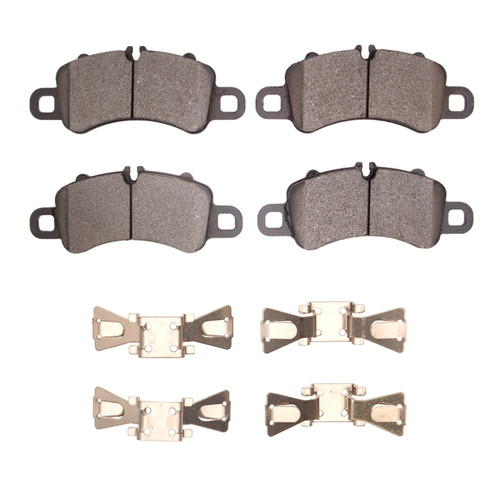 DFC 5000 Advanced Low-Metallic Front Brake Pads and Hardware Kit, Porsche 911 2017-2023
