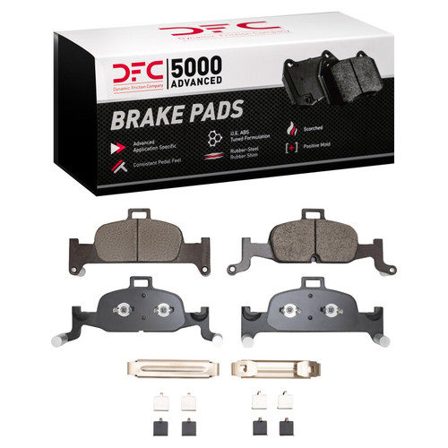 DFC 16-25 Audi A6 Quattro Front 5000 Advanced Ceramic Brake Pads and Hardware Kit