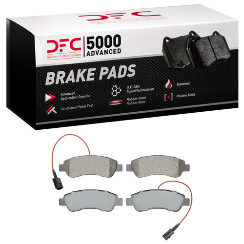 DFC 5000 Advanced Semi-Metallic Rear Brake Pads, Ram ProMaster 1500 2014-2021