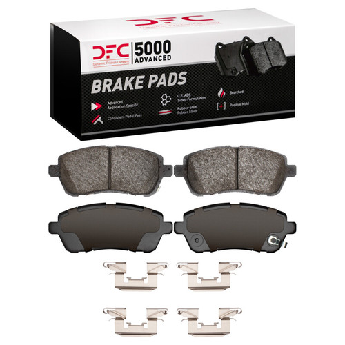 DFC 11-17 Mazda 2 (Mexico) Front 5000 Advanced Ceramic Brake Pads and Hardware Kit