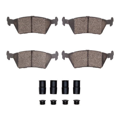 DFC 85-88 Chrysler Daytona Rear 4000 HybriDynamic Brake Pads and Hardware Kit