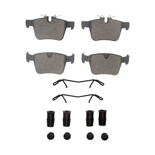 DFC 5000 Advanced Low-Metallic Rear Brake Pads and Hardware Kit, Jaguar I-Pace 2019-2020