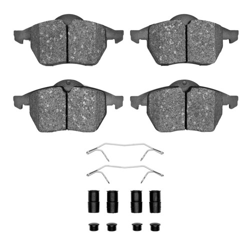 DFC 96-99 Audi A4 Quattro Front 4000 HybriDynamic Brake Pads and Hardware Kit