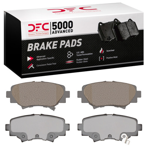 DFC 5000 Advanced Ceramic Rear Brake Pads, Mazda 3 2014-2018