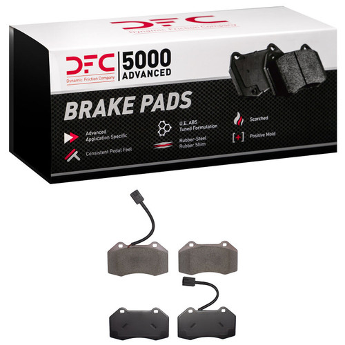 DFC 5000 Advanced Low-Metallic Front Brake Pads, Alfa Romeo 4C 2015-2020