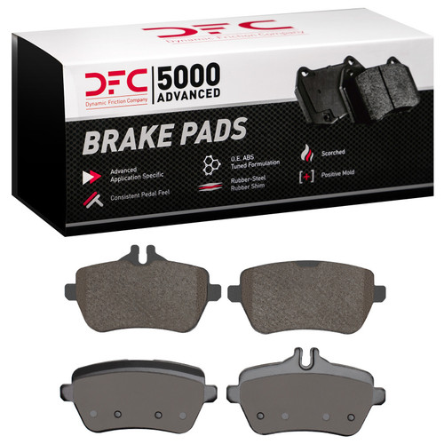 DFC 5000 Advanced Low-Metallic Rear Brake Pads, Mercedes-Benz S550E 2013-2021