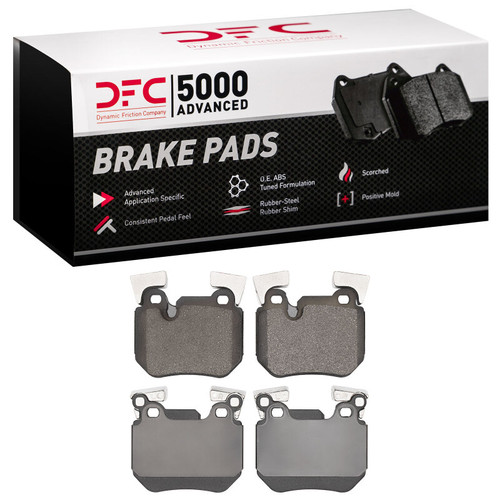 DFC 5000 Advanced Low-Metallic Rear Brake Pads, BMW 135IS 2006-2013