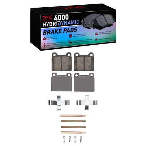 DFC 67-91 Mercedes-Benz 250C Rear 4000 HybriDynamic Brake Pads and Hardware Kit