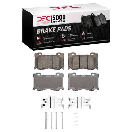 DFC 08-25 Infiniti M35H Front 5000 Advanced Ceramic Brake Pads and Hardware Kit