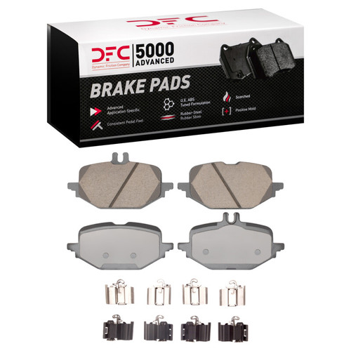 DFC 22-25 Mercedes-Benz CLE300 Rear 5000 Advanced Ceramic Brake Pads and Hardware Kit