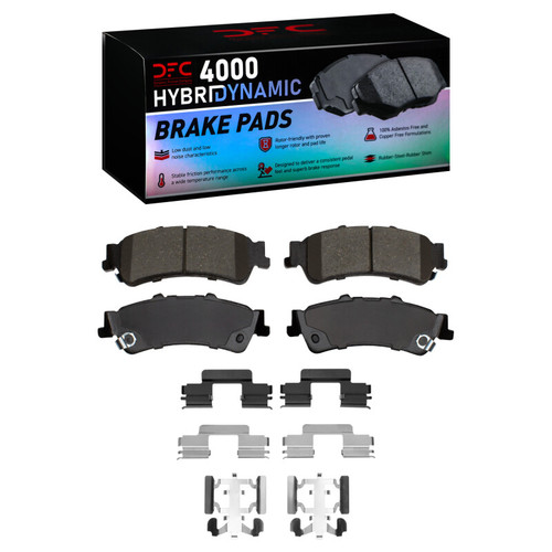 DFC 03-07 Chevrolet Silverado 1500 Classic Rear 4000 HybriDynamic Brake Pads and Hardware Kit