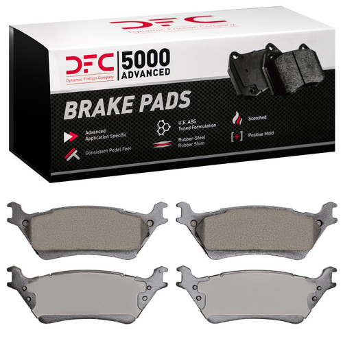 DFC 5000 Advanced Ceramic Rear Brake Pads, Ford F-150 RWD 2012-2020