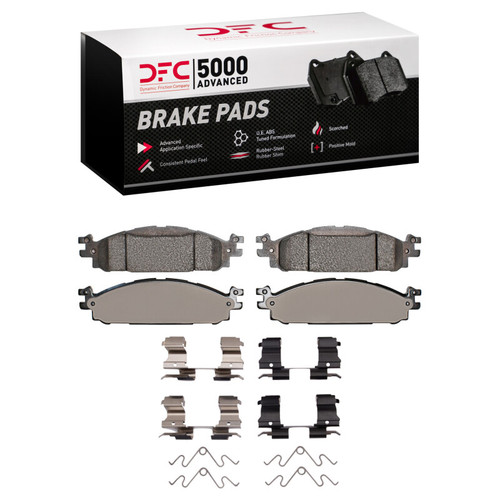 DFC 11-19 Ford Explorer Front 5000 Advanced Ceramic Brake Pads and Hardware Kit